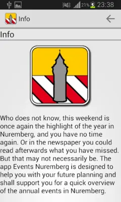 Events Nuremberg android App screenshot 2